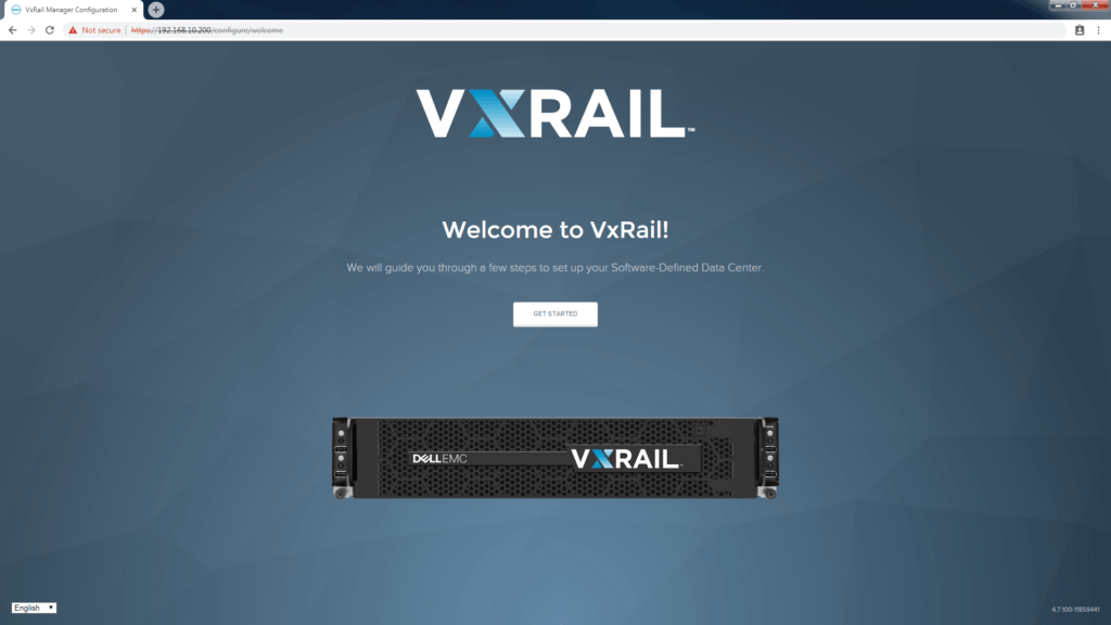 VxRail Manager GUI install